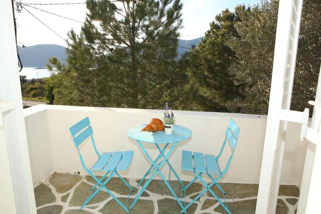 White Villa In Olive Trees And Seaview To Panagia Almiropotamos Exterior photo