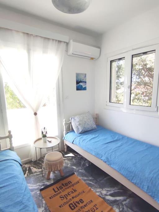 White Villa In Olive Trees And Seaview To Panagia Almiropotamos Exterior photo