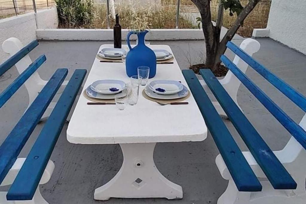 White Villa In Olive Trees And Seaview To Panagia Almiropotamos Exterior photo